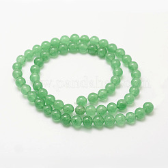Natürliche weiße Jade perlen Stränge&nbsp;G-G735-42-8mm-1