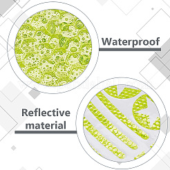 Wasserdichte reflektierende Aufkleber aus Kunststoff für Haustiere&nbsp;DIY-WH0580-67B