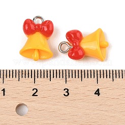 Pendentifs en résine opaque sur le thème de noël&nbsp;RESI-S08-01G