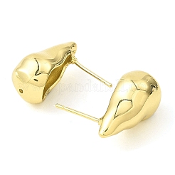 Aretes de latón con forma de lágrima&nbsp;EJEW-L270-24G