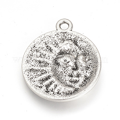 Pendente in lega stile tibetano&nbsp;TIBEP-Q064-116AS-RS