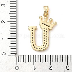 Cremagliera placcatura micro ottone spianare pendenti zirconi&nbsp;KK-D535-01U-RS