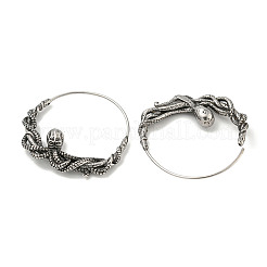 Creolen aus chirurgischem Edelstahl 316 für Damen und Herren&nbsp;EJEW-D096-22C-AS