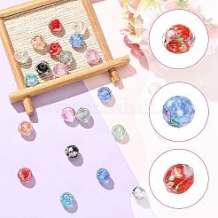 24 pièces 8 styles perles de chalumeau faites à la main&nbsp;LAMP-FS0001-79