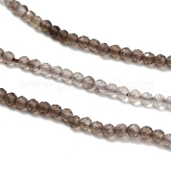 Farbverlauf natürliche Rauchquarz Perlen Stränge&nbsp;G-Z106-A05-2mm