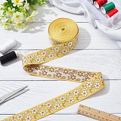 10 yards de rubans de polyester brodés de style ethnique&nbsp;OCOR-FG0002-24B
