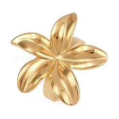 Anillos de puño ajustables de acero inoxidable 304 para mujer&nbsp;RJEW-B135-07G