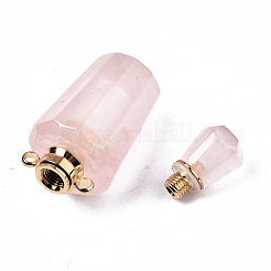 Facettierten natürlichen Rosenquarz Anhänger&nbsp;LS-G-T131-14G