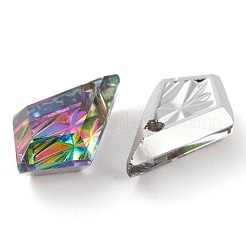 Pendenti con strass in vetro goffrato&nbsp;GLAA-J101-01A-001VO