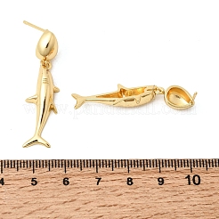 Messing Ohrringe&nbsp;EJEW-D352-06G-01
