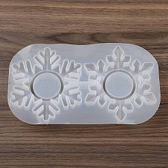 Candeliere di neve stampi in silicone natalizio stampi per candele&nbsp;SIL-B071-03