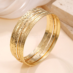 4 bracelet en alliage à motif cœur/losange/fleur pour femme&nbsp;FS-WGBCD58-01
