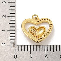 Cremagliera placcatura micro ottone spianare pendenti zirconi&nbsp;KK-C074-67G