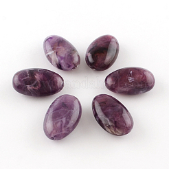 Nachahmung Edelstein oval Acryl-Perlen&nbsp;OACR-R033B-M