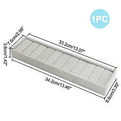 Samtbeschichtetes MDF-Armband-Display-Tablett&nbsp;BDIS-WH0002-12B