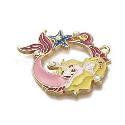 Pendentifs d'émail en alliage&nbsp;ENAM-S021-01G-A