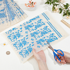 12 Blatt 12 Stile Papier-Keramik-Aufkleber&nbsp;DIY-BC0015-03