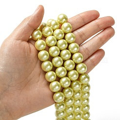 Brins de perles de verre écologiques&nbsp;HY-A008-12mm-RB012