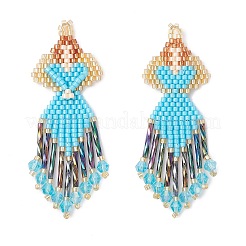 3 pendentif ange en perles de verre de 3 couleurs&nbsp;PALLOY-MZ0089296