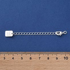 Messing-Karabinerverschlüsse und -Enden mit Kette&nbsp;KK-F880-34S