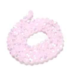 Supports de perles de verre imitation jade&nbsp;EGLA-A035-J4mm-B02
