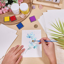 50 Stück leere Grußkarten aus Papier&nbsp;DIY-WH0750-187