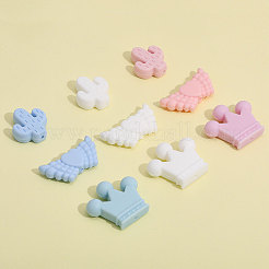 18pcs 9 perles de silicone écologiques de qualité alimentaire&nbsp;SIL-CA0002-04