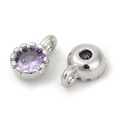 Pendentifs en laiton zircon cubique pavé&nbsp;KK-H204-03P-03
