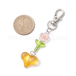 5 pendentif décoratif en acrylique.&nbsp;HJEW-JM03858