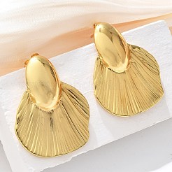 Boucles d'oreilles à tige en acier inoxydable 304&nbsp;EJEW-U047-14G