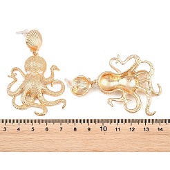 Ohrstecker aus einer Legierung mit Kunststoffperlen&nbsp;EJEW-Z172-01G