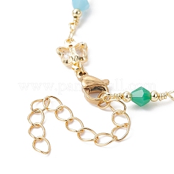 Herstellung eines Schmetterlings-Gliederarmbandes aus Saatperlen aus Glas&nbsp;AJEW-JB01150-31