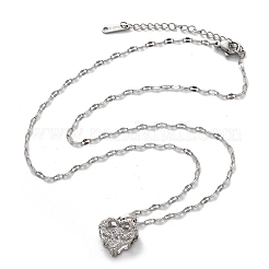 Colliers en acier inoxydable 304 pour femmes&nbsp;NJEW-R015-03P