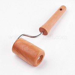 Diamant outil de peinture rouleau en bois bricolage peinture diamant accessoires lisses pour peinture diamant collant étroitement&nbsp;TOOL-WH0046-02