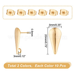 Accesorios para pendientes de acero inoxidable 304&nbsp;STAS-UN0003-10