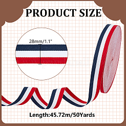 Ruban polyester gros-grain&nbsp;OCOR-WH0111-07B