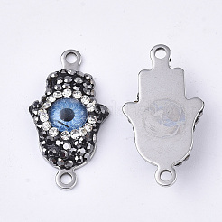 Polymer Clay Strass verbindet Steckverbinder&nbsp;RB-T010-08