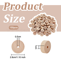 Ruota in betulla&nbsp;DIY-WH0195-36A