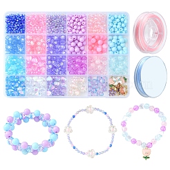 Bausatz zum Selbermachen von Stretch-Armbändern&nbsp;DIY-FS0004-03
