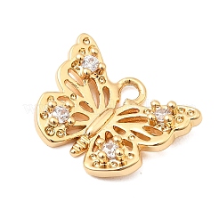 Pendentifs en laiton zircon cubique transparent&nbsp;KK-F916-33G