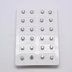 Clous d'oreilles en zircone cubique&nbsp;STAS-E051-3H
