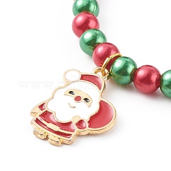 Weihnachtsthema Stretch Charm Armbänder für Kinder&nbsp;BJEW-JB06170