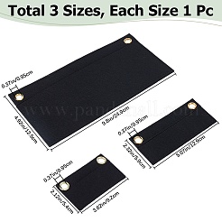 3 Stück 3 Stile Wollfilz Häkeltaschen-Organizer-Einsätze&nbsp;FIND-CN0001-56