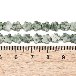 Natürliche grüne Fleck Jaspis Perlen Stränge&nbsp;G-B138-C24-01