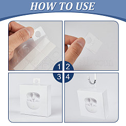 Haustierrückseite selbstklebende Schlitzloch-Aufhängelaschen&nbsp;DIY-WH0502-29C