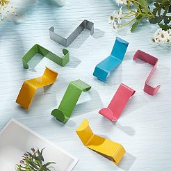 10 crochet de porte en alliage bicolore&nbsp;AJEW-NB0002-17