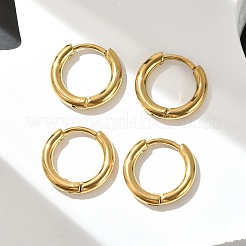 Boucles d'oreilles créoles en acier inoxydable 304&nbsp;EJEW-G272-02-8mm-G
