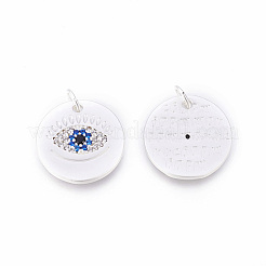 Ottone micro spianare pendenti zirconi&nbsp;ZIRC-F095-09