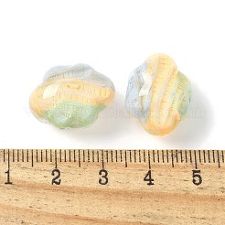 Perline acriliche trasparenti bicolore&nbsp;OACR-D304-01C