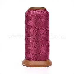 Polyesterfäden, für Schmuck machen, Medium violett rot, 0.5 mm, ca. 601.48 Yard (550m)/Rolle